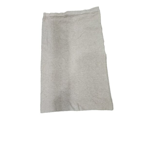 Eloquii Maxi Skirt Neutral Tan Sweater Side Slit Women's 18 20 - Picture 1 of 7
